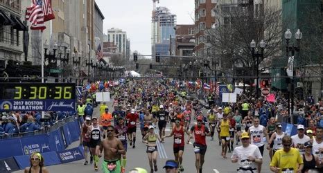 boston marathon finish line stream